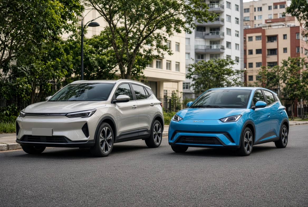 Geely EX2 vs Dolphin Mini: Qual Vale Mais a Pena?