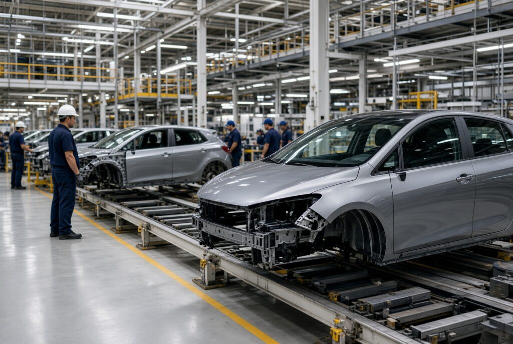 Geely EX2 vs Dolphin Mini: Qual Vale Mais a Pena? 6 Produção nacional do BYD Dolphin Mini em Camaçari e Geely EX2 no Paraná