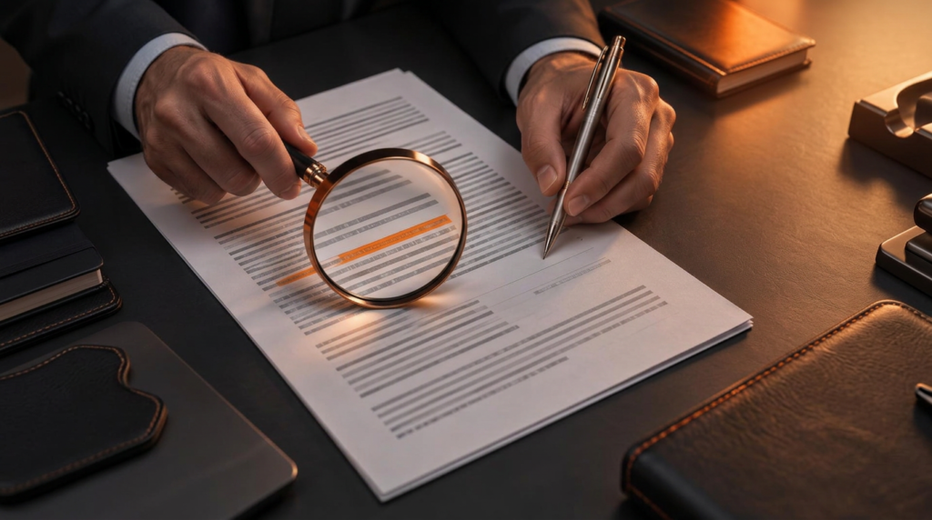 cláusulas de um contrato de consórcio antes de assinar